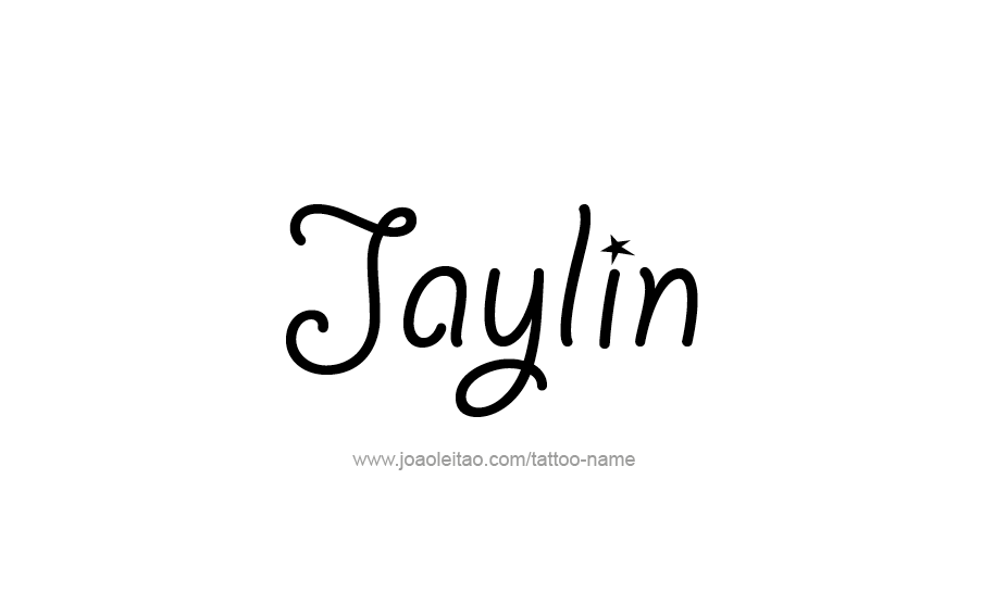 Jaylin Name Tattoo Designs