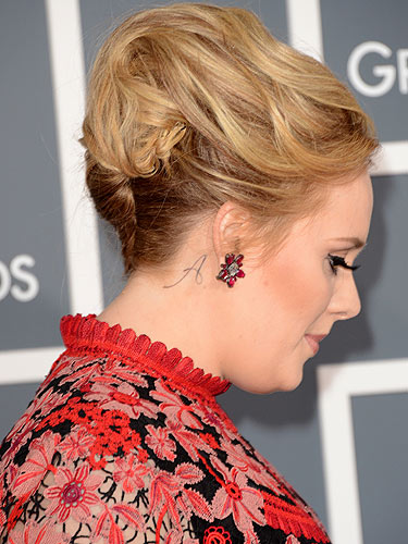 Adele Tatuagem de famosos