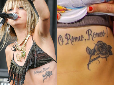 Juliet Simms Tatuagem