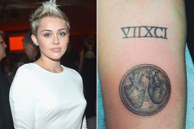 Miley Cyrus Tattoo no braço