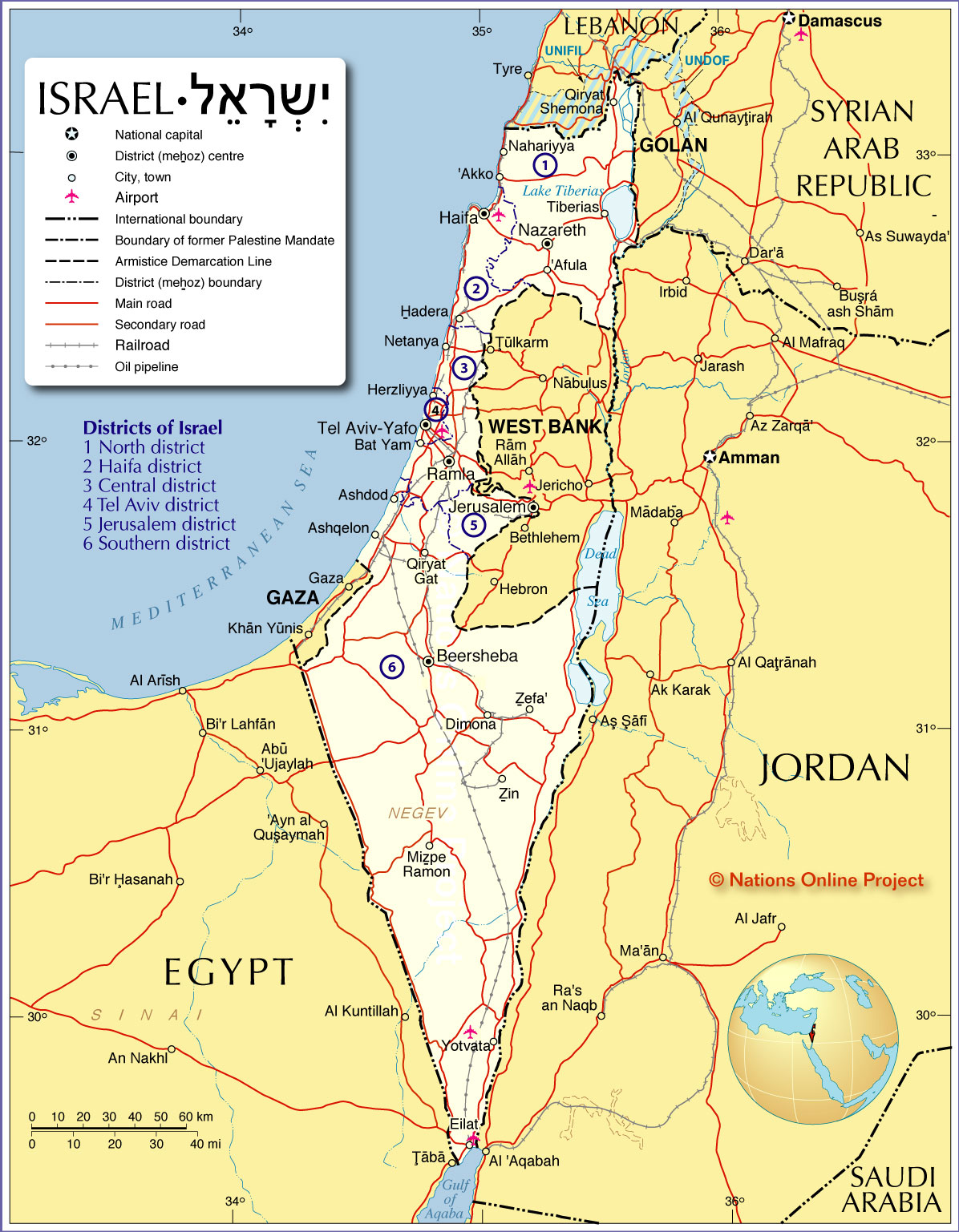Mapa de Israel Roteiros e Dicas de Viagem