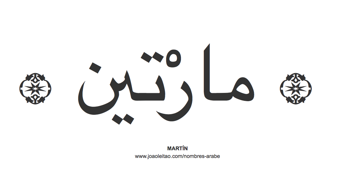 Martín Archivos - Nombres en Árabe