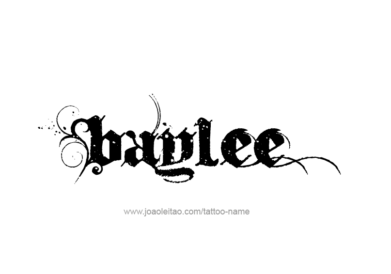 Tattoo Design Name Baylee 