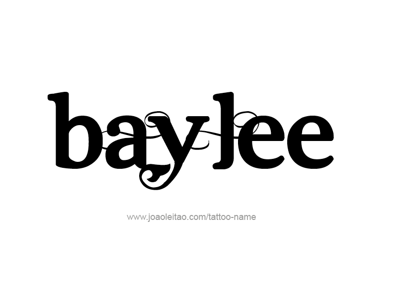 Tattoo Design Name Baylee 