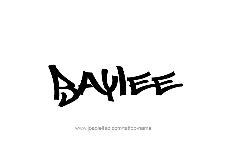 Tattoo Design Name Baylee 