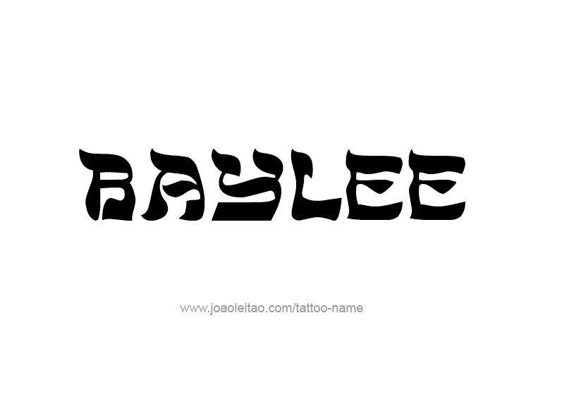 Tattoo Design Name Baylee 