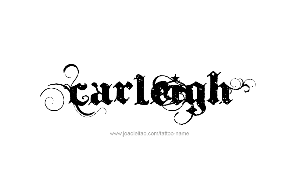 Carleigh Name Tattoo Designs