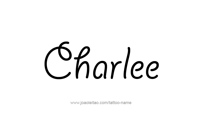 Tattoo Design Name Charlee  