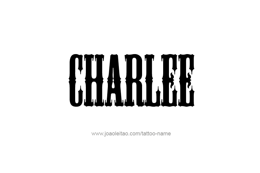 Tattoo Design Name Charlee  