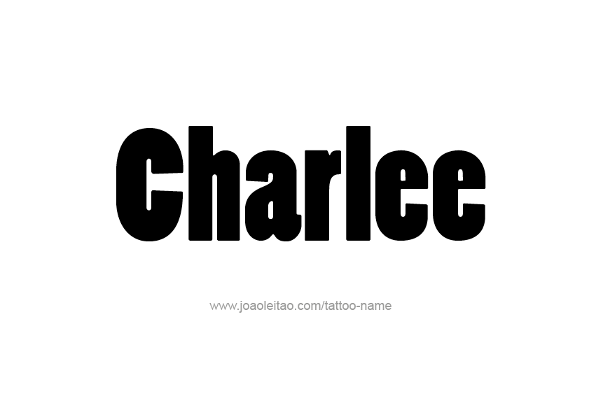 Tattoo Design Name Charlee  