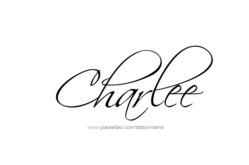 Charlee Name Tattoo Designs