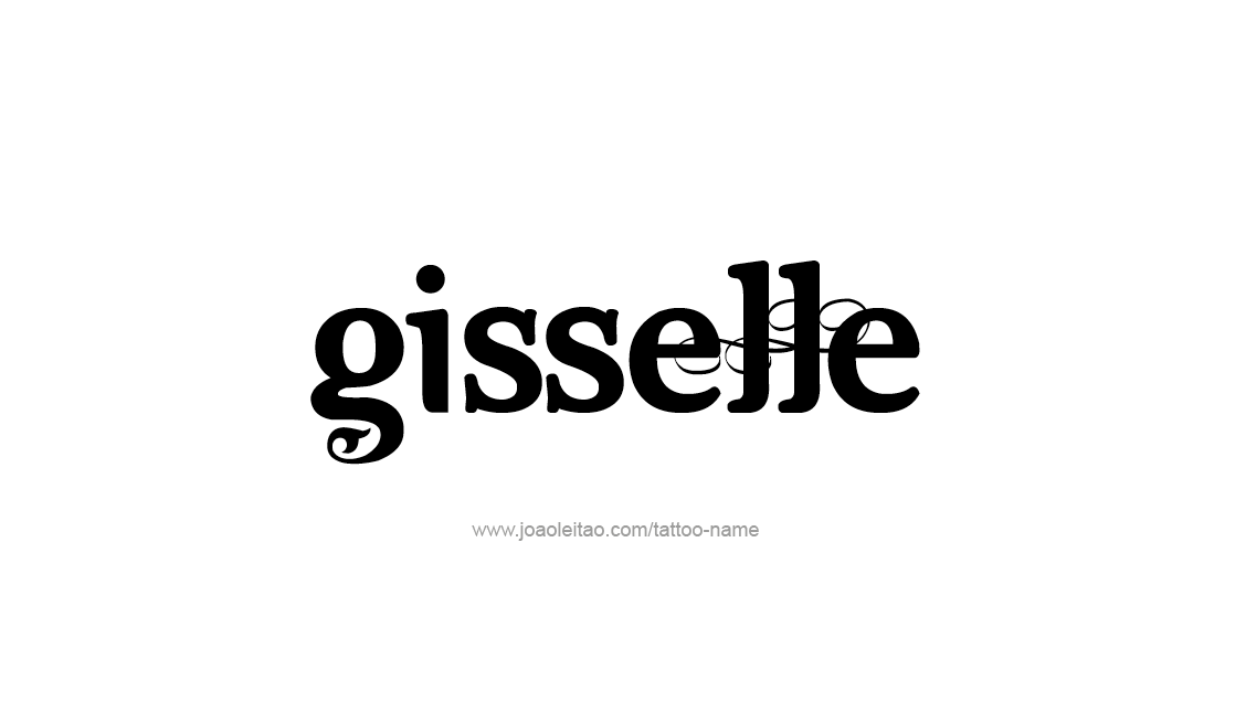 Tattoo Design Name Gisselle   