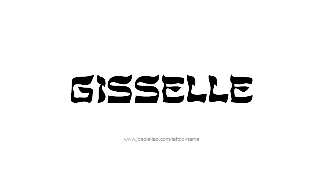 Tattoo Design Name Gisselle   