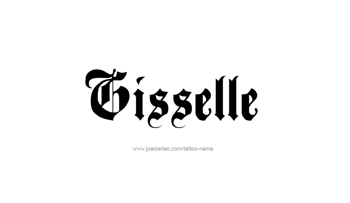 Tattoo Design Name Gisselle   