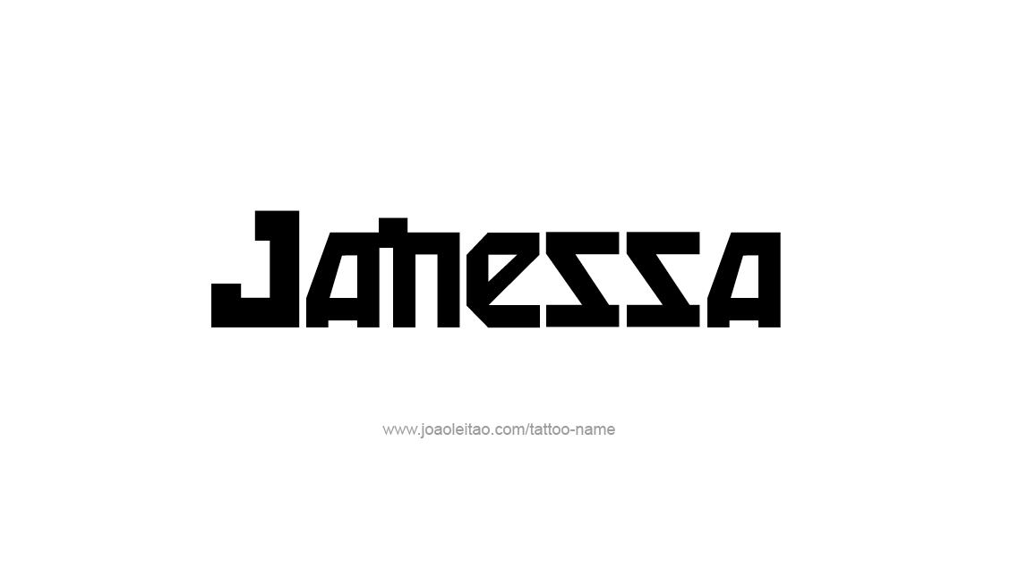 Tattoo Design Name Janessa   