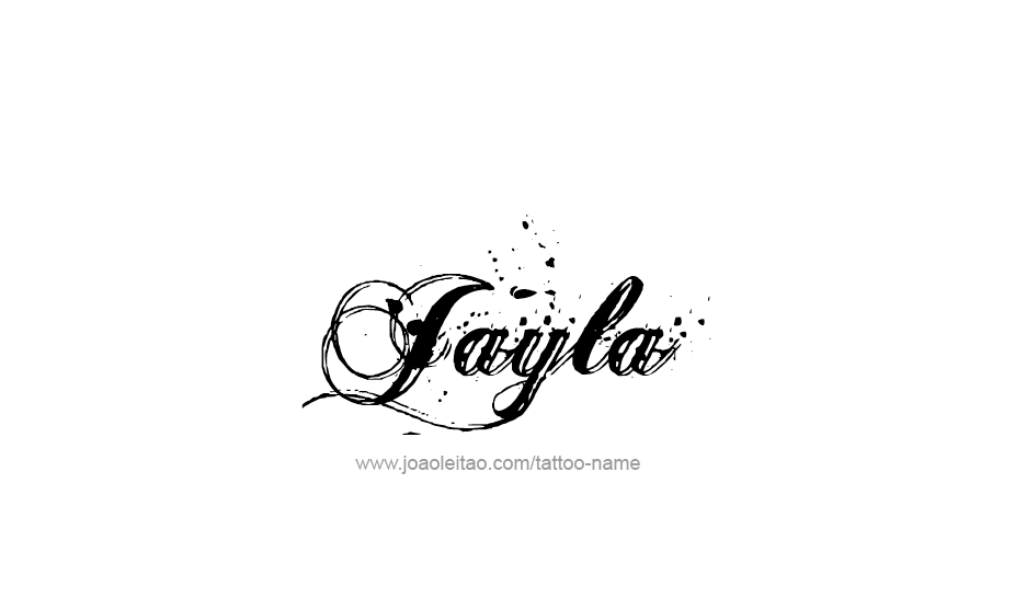 Jayla Name Tattoo Designs