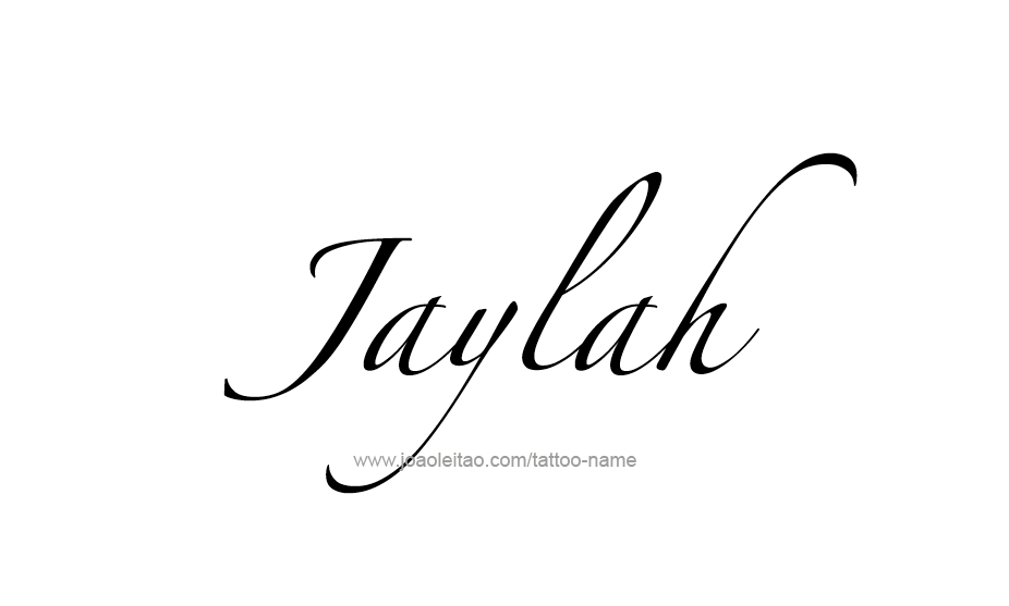 Jaylah Name Tattoo Designs