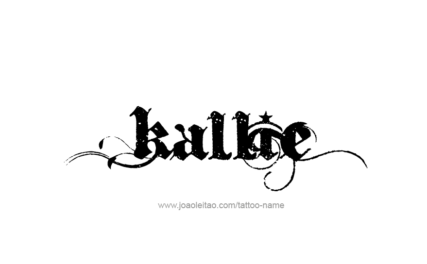 Kallie Name Tattoo Designs - Tattoos with Names