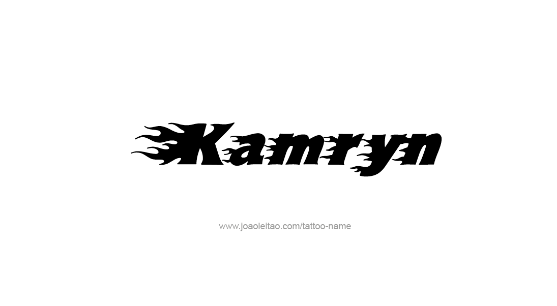 Tattoo Design Name Kamryn   