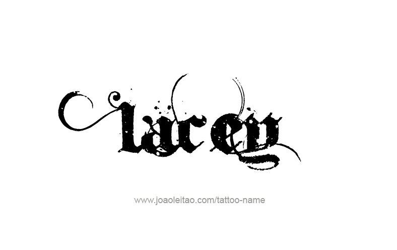 Tattoo Design Name Lacey   