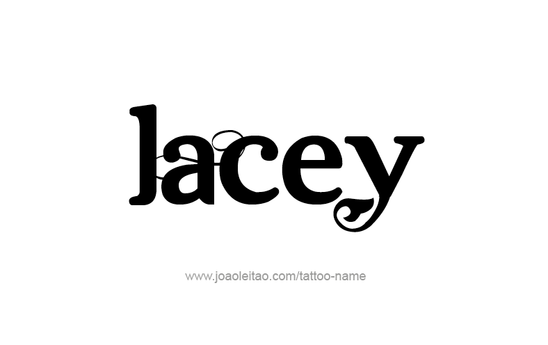 Tattoo Design Name Lacey   