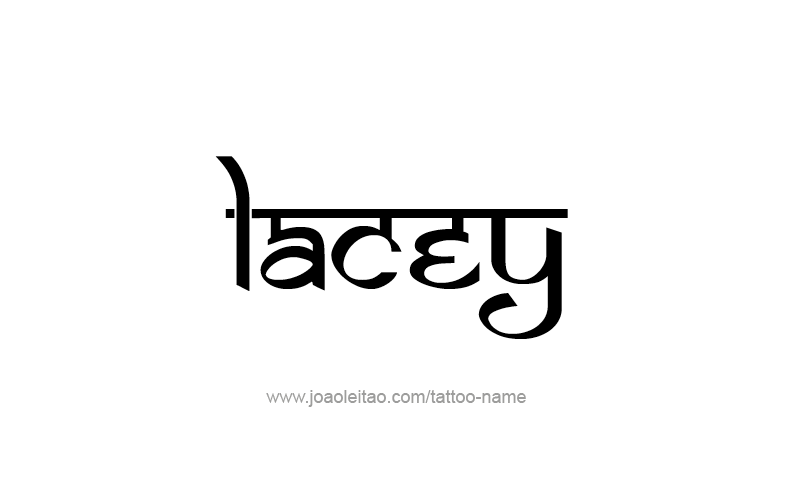 Tattoo Design Name Lacey   