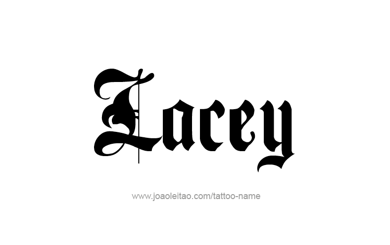 Tattoo Design Name Lacey   