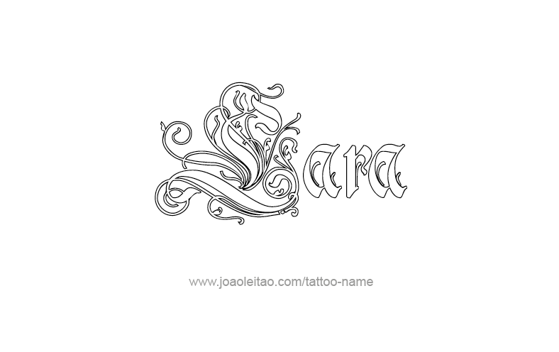 Lara Name Tattoo Designs