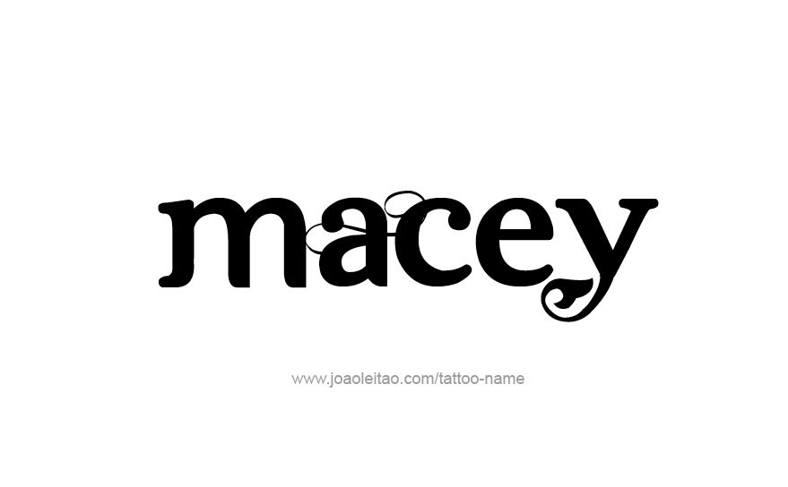 Tattoo Design Name Macey   