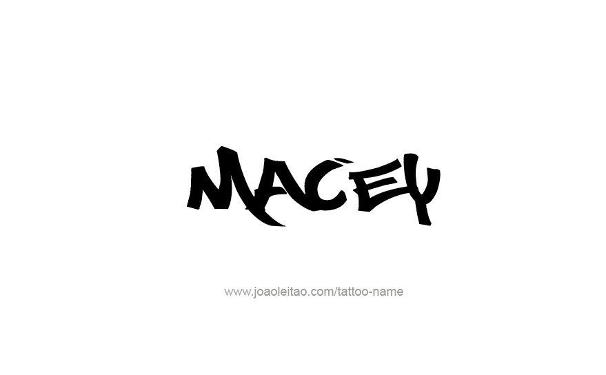 Tattoo Design Name Macey   