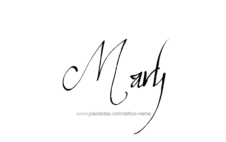 Tattoo Design Name Mary   