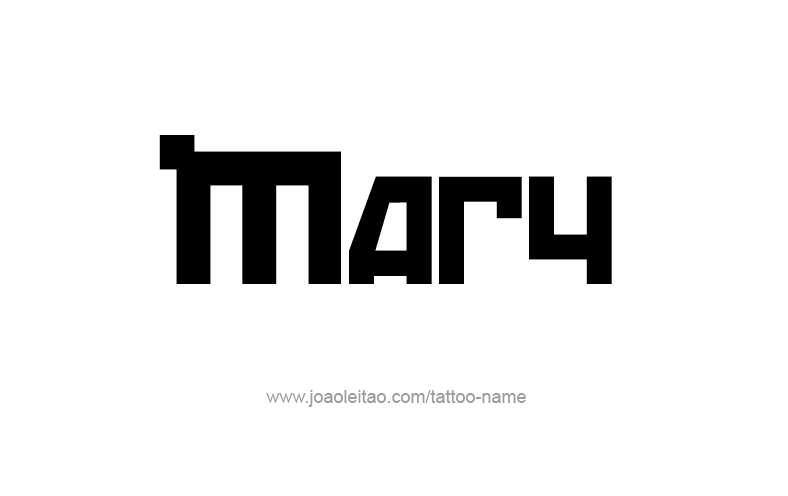 Tattoo Design Name Mary   