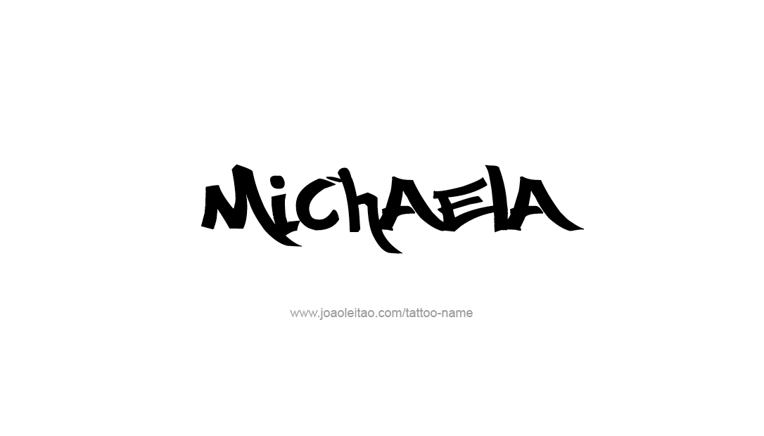 Tattoo Design Name Michaela