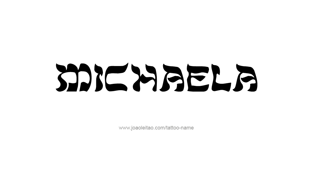 Tattoo Design Name Michaela