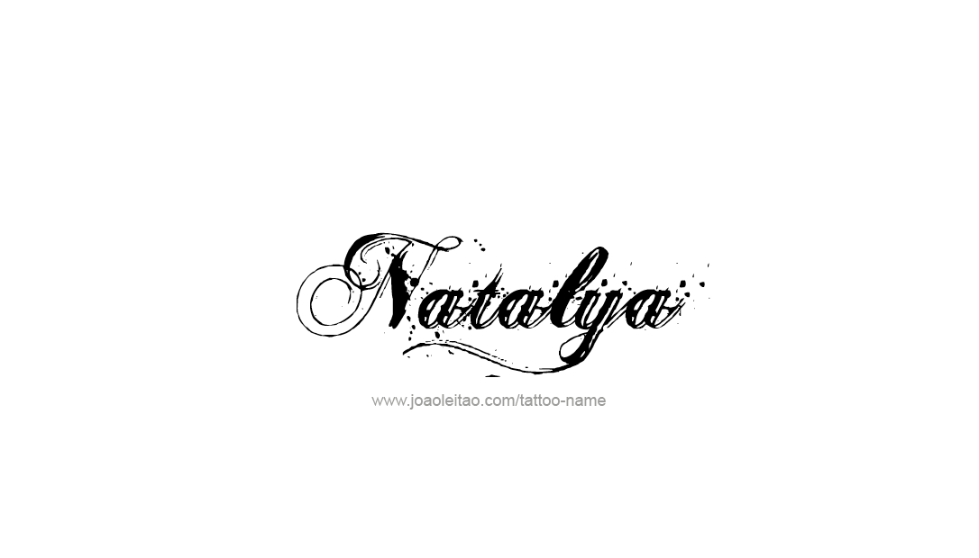 Natalya Name Tattoo Designs