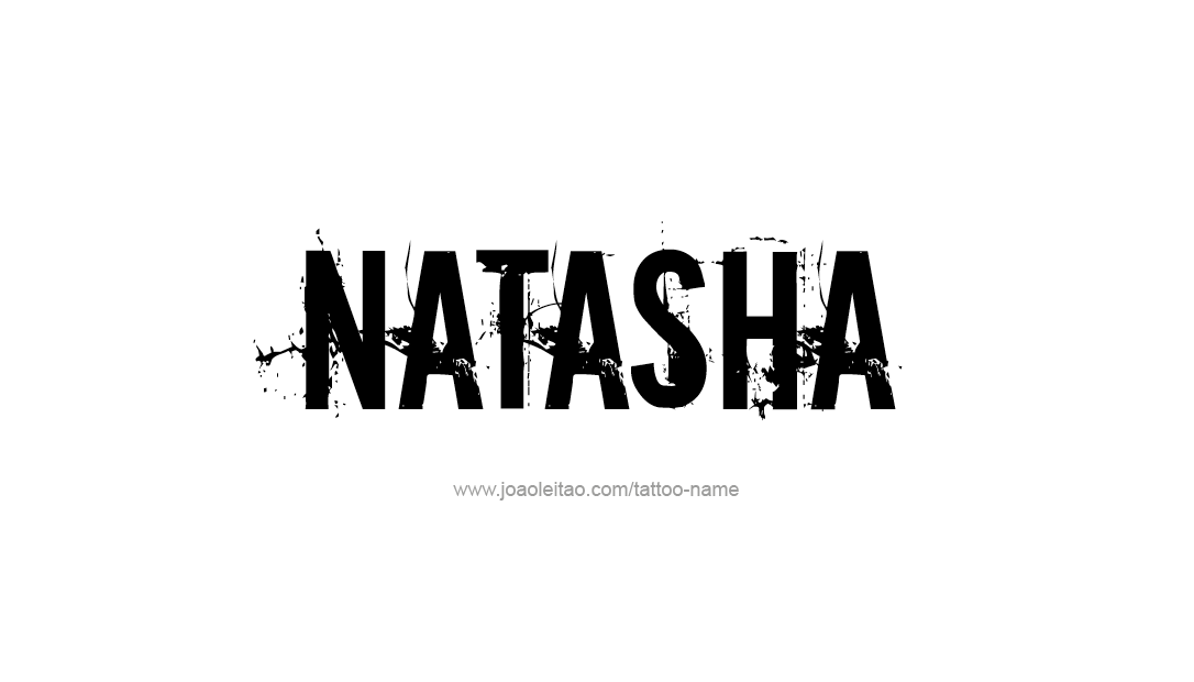 Natasha Name Tattoo Designs