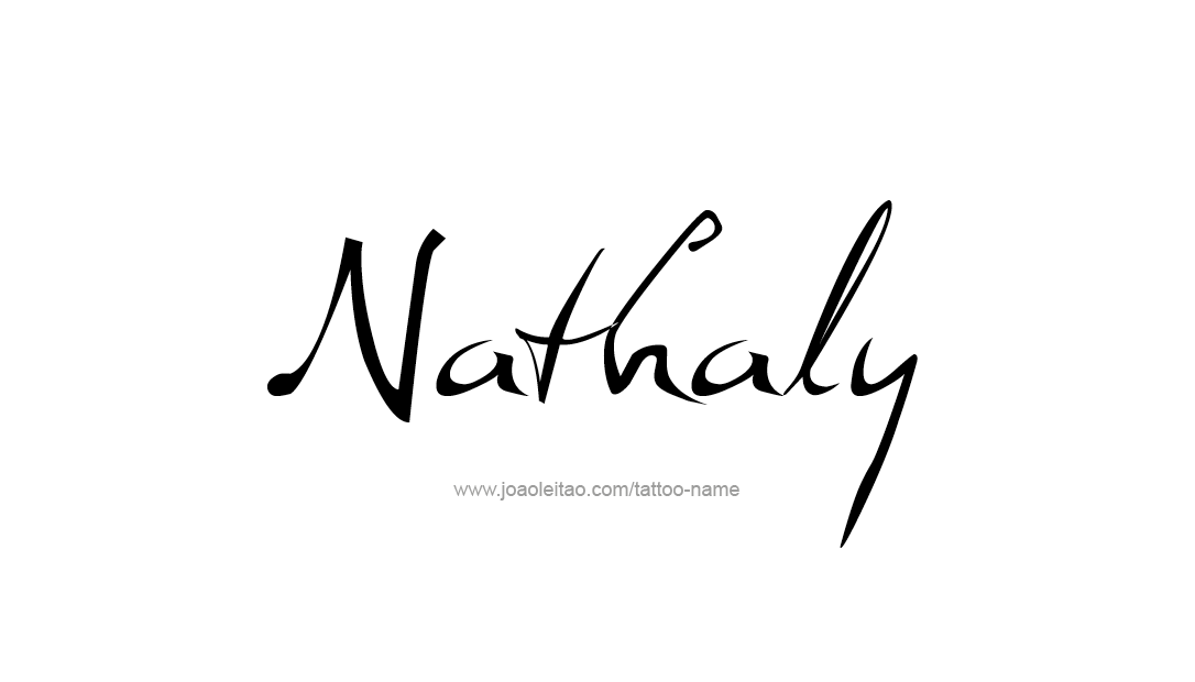 Nathaly Name Tattoo Designs