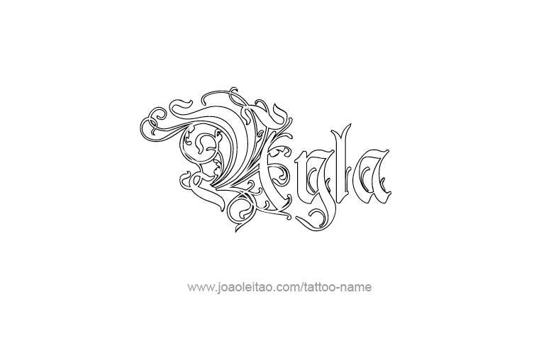 Tattoo Design Name Nyla   