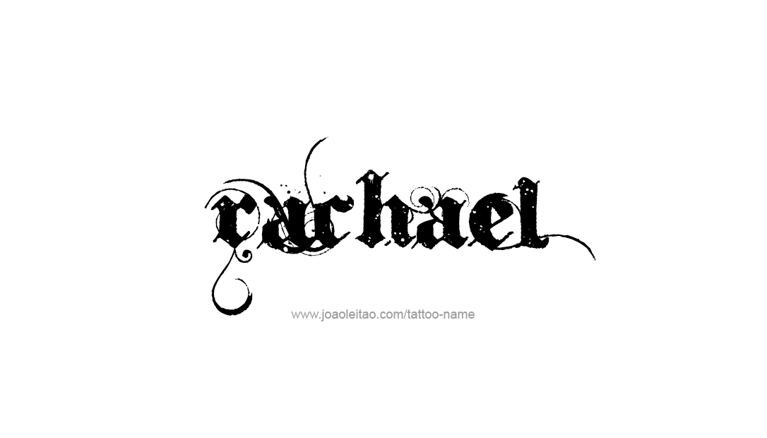 Rachael Name Tattoo Designs