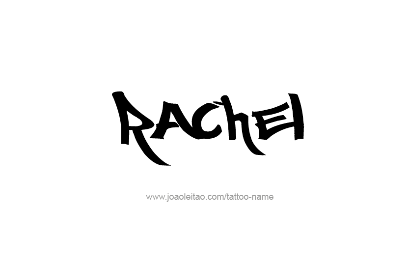 Rachel Name Tattoo Designs