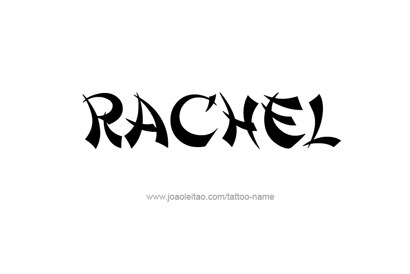 Rachel Name Tattoo Designs