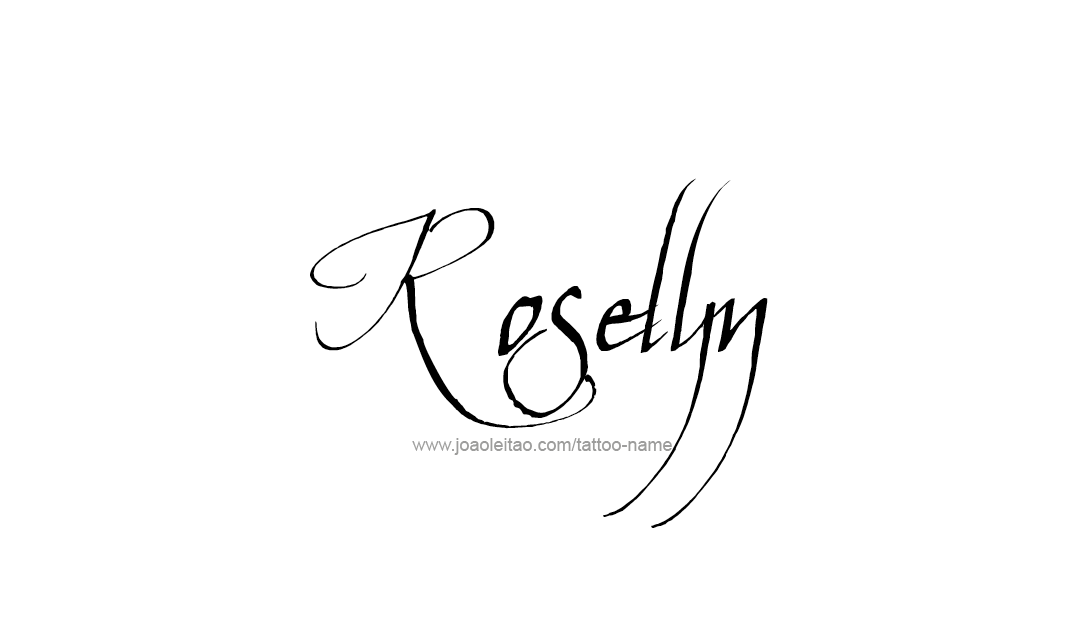 Tattoo Design Name Roselyn  