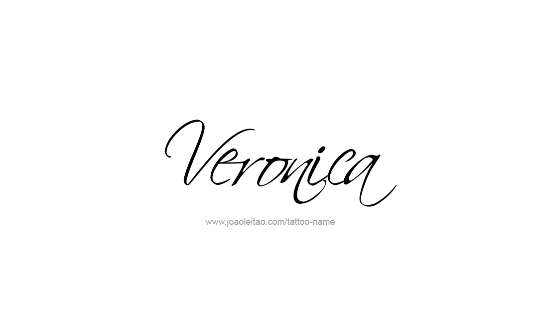 Veronica Name Tattoo Designs