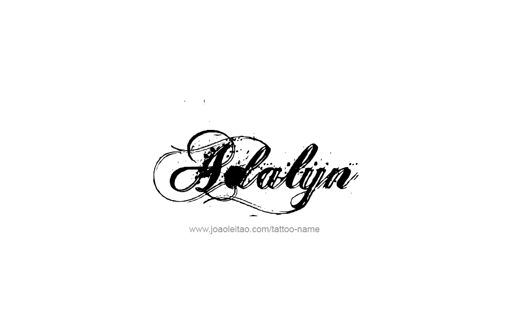 Adalyn Name Tattoo Designs