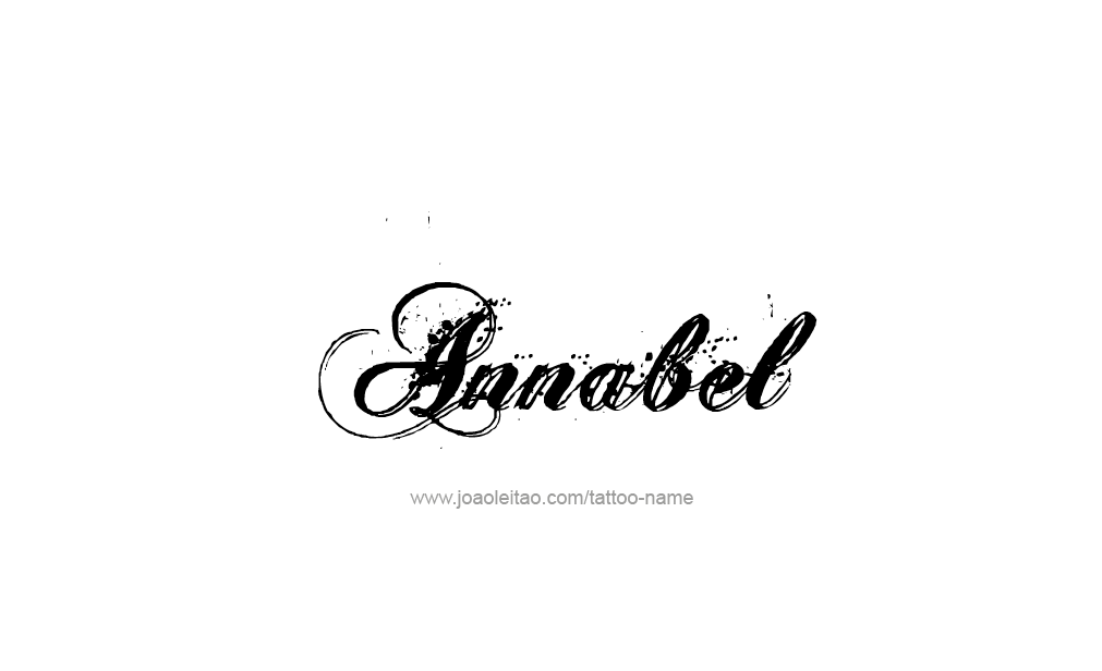 Tattoo Design  Name Annabel   