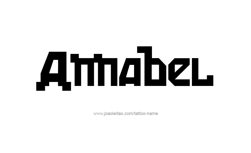 Tattoo Design  Name Annabel   