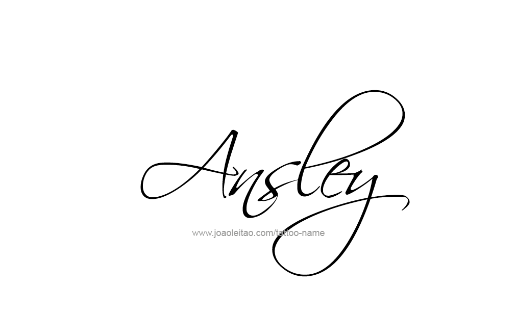 Ansley Name Tattoo Designs