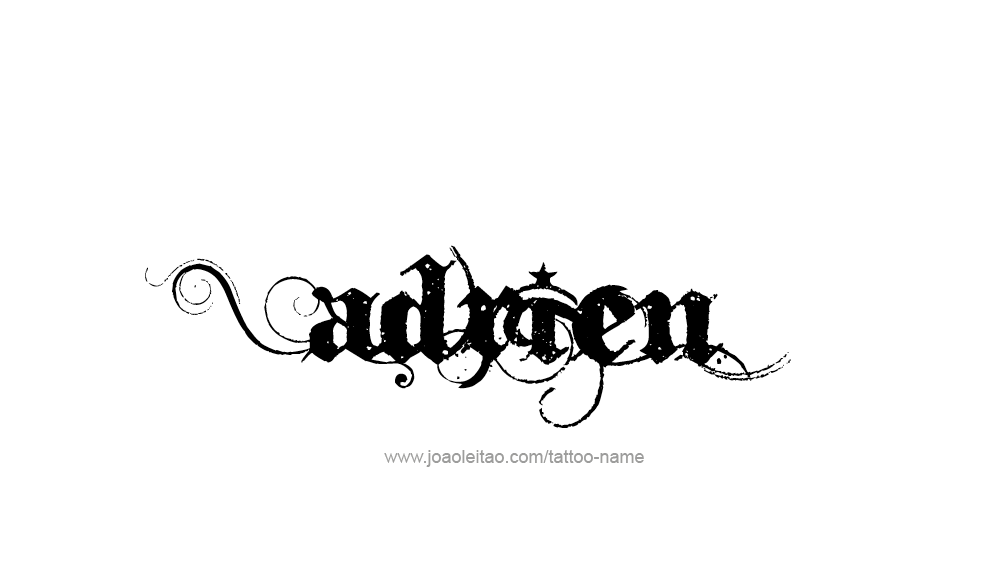 Adrien Name Tattoo Designs