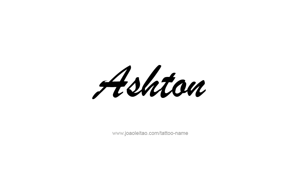 the name ashton
