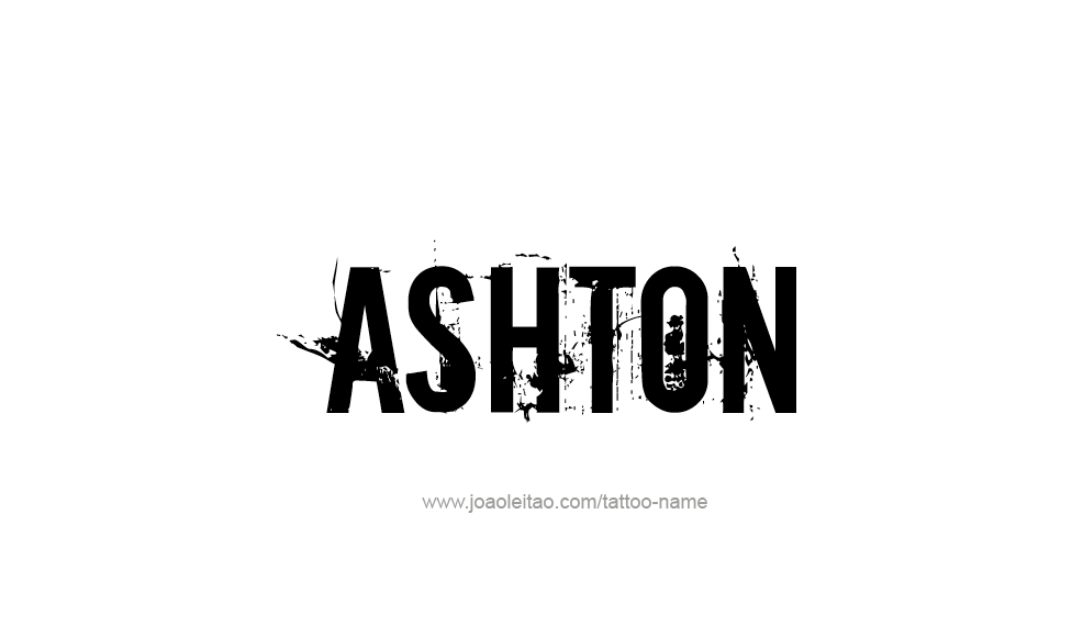 the name ashton